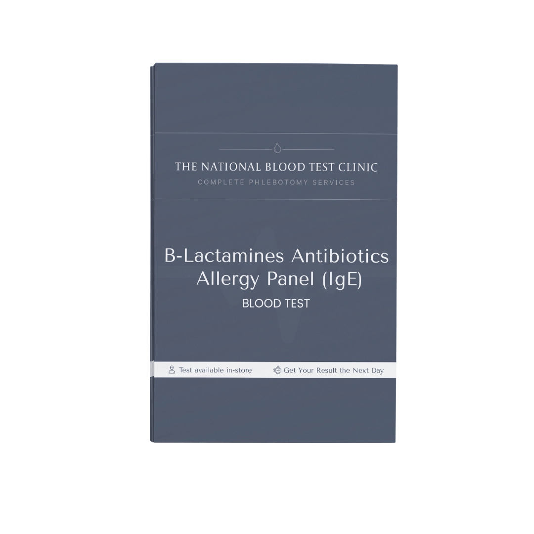 B - Lactamines Antibiotics Allergy Panel (IgE) - The National Blood Test Clinic