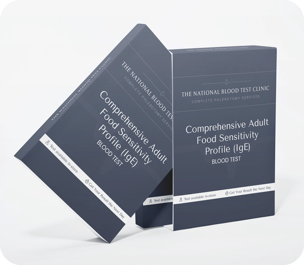 Comprehensive Adult Food Sensitivity Profile (IgE) - The National Blood Test Clinic