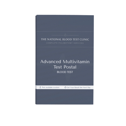 Advanced Multivitamin Test Postal - VHL19P - The National Blood Test Clinic