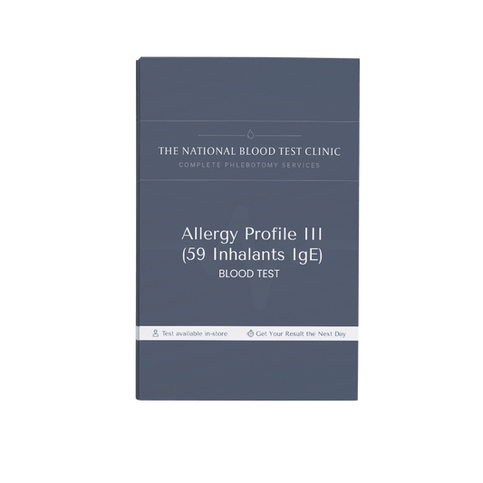 Allergy Profile III (59 Inhalants IgE) - The National Blood Test Clinic