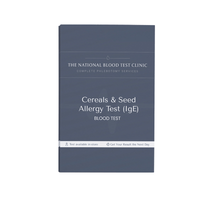 Cereals & Seed Allergy Test (IgE) - The National Blood Test Clinic