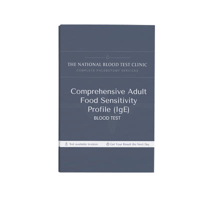 Comprehensive Adult Food Sensitivity Profile (IgE) - The National Blood Test Clinic