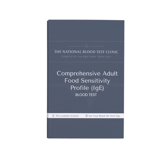 Comprehensive Adult Food Sensitivity Profile (IgE) - The National Blood Test Clinic