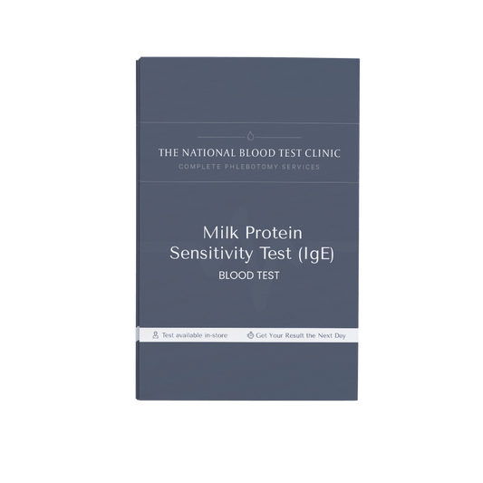 Milk Protein Sensitivity Test (IgE) - Cow, Goat, Sheep Milk Allergy - The National Blood Test Clinic