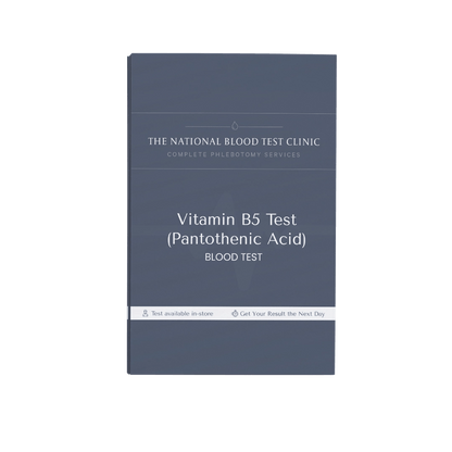 Vitamin B5 Test (Pantothenic Acid) - The National Blood Test Clinic