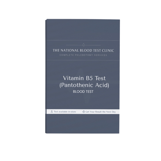 Vitamin B5 Test (Pantothenic Acid) - The National Blood Test Clinic